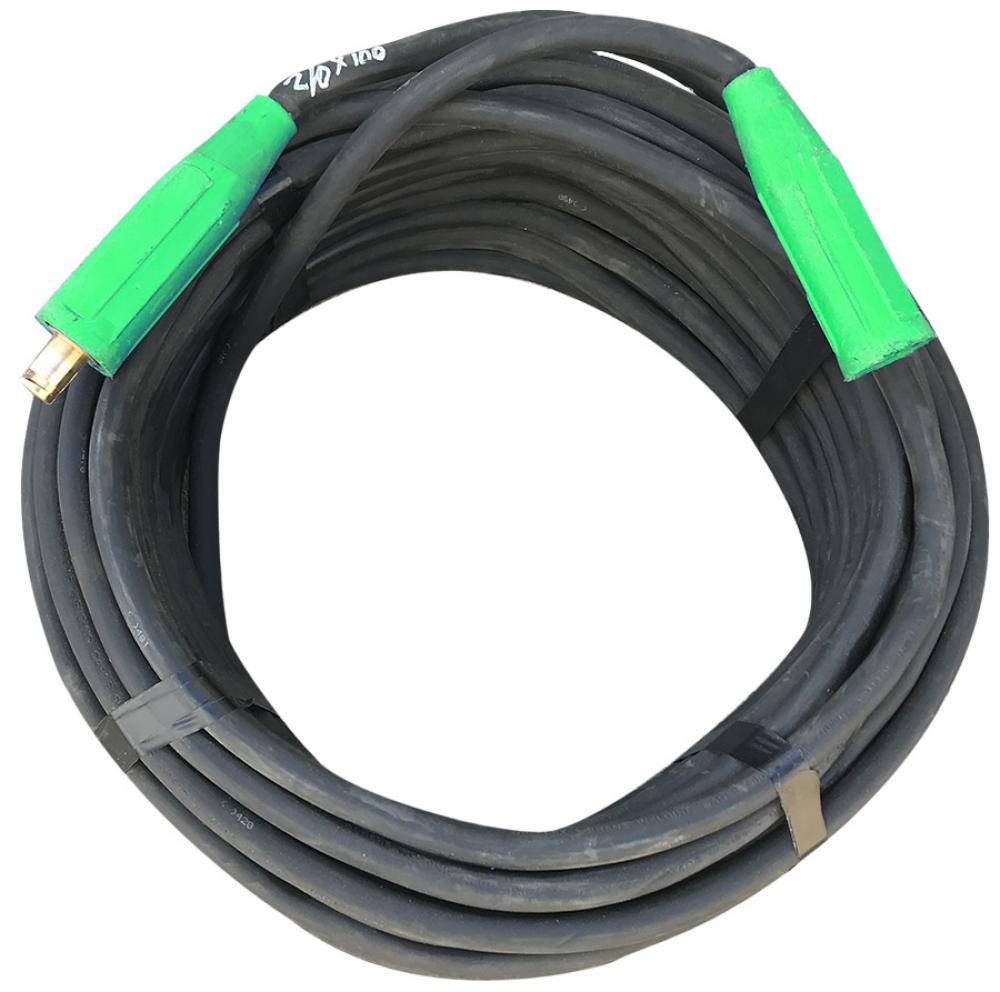 Welding Cable Kit: 2/0 SOOW X 75&#39; W/ Green Ends