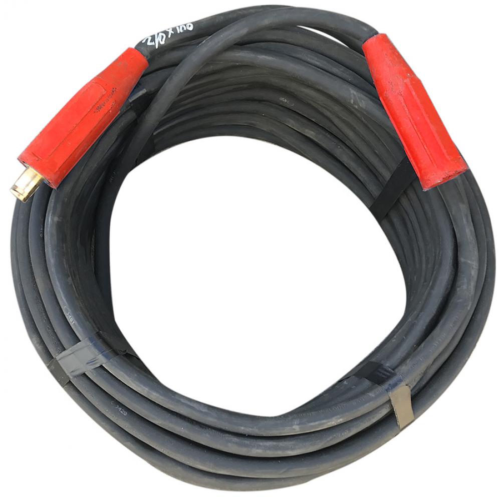 Welding Cable Kit: 2/0 SOOW X 25&#39; W/ Red Ends