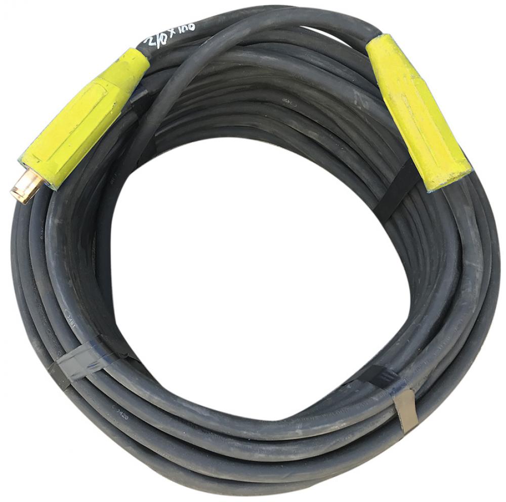 Welding Cable Kit: 2/0 SOOW X 50&#39; W/ Yellow Ends