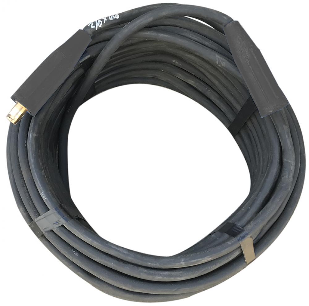 Welding Cable Kit: 2/0 SOOW X 25&#39; W/ Black Ends