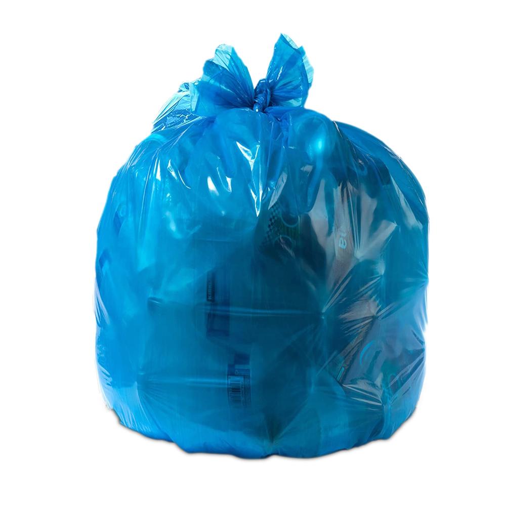 Recycling Bag 35&#34; X 50&#34; Blue Strong 125/Cs