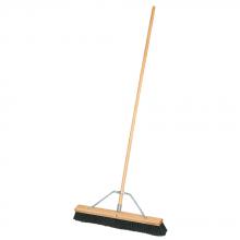 Boardwalk JANM222M24-SK - Broom Push Medium 24" Head, 60" Handle Assembled