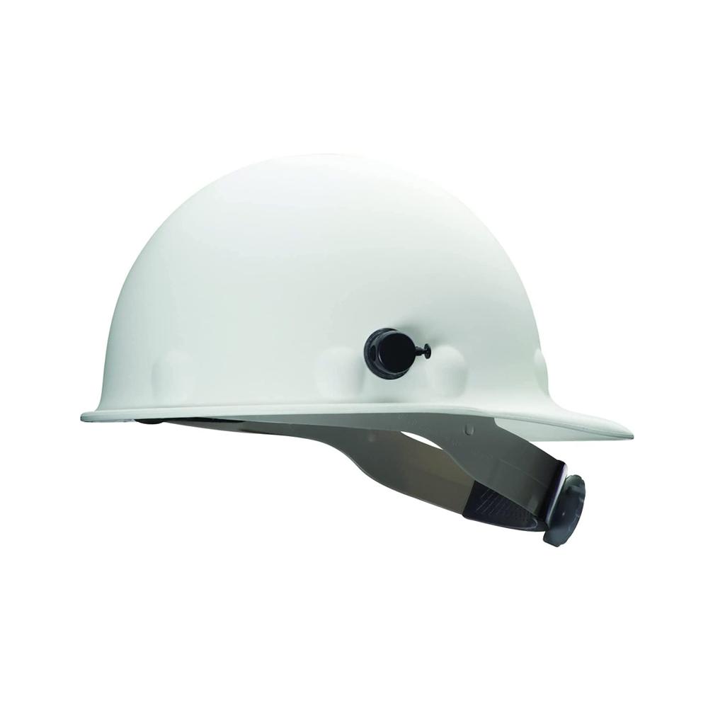 Hard Hat - Roughneck F/G Quick-Lok 8Pt 3RW3 Susp - White