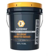 Klondike Lubricants KLOKL-GL6880 - Lubricant Gear Full Synthetic ISO 680 EP 18.9L Pail