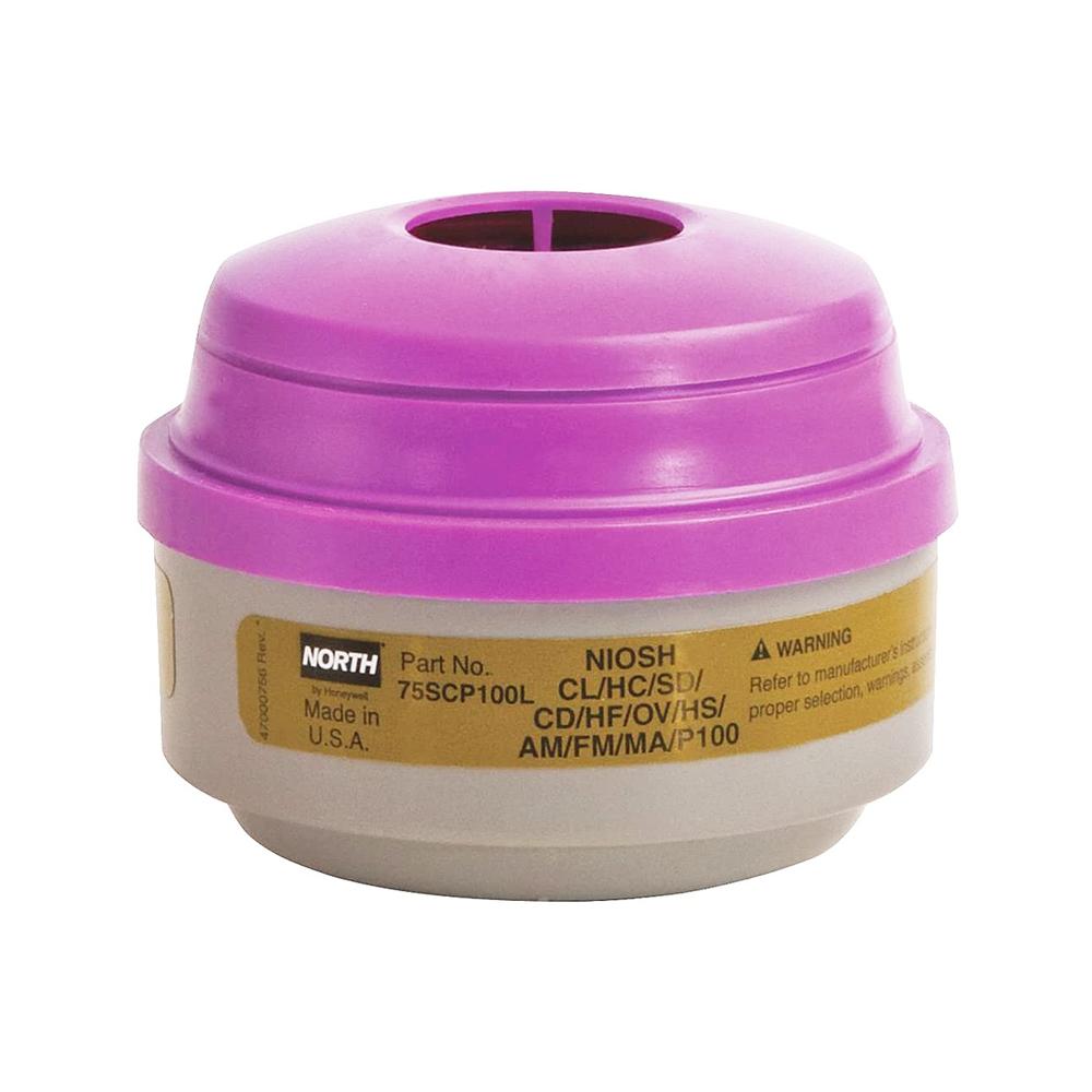 Respirator Filter, Multi Purpose, P100  Olive/Magenta  (Pair)