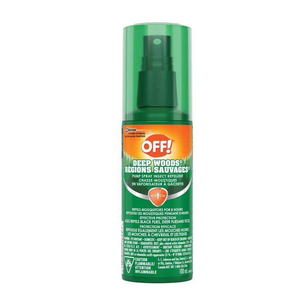 Insect Repellent Off Deep Woods 100ML Pump 25% Deet