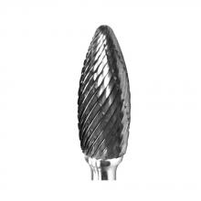 Premium Tool & Abrasives PRESH7DC - Carbide Burr 3/4" X 1-5/8" Flame