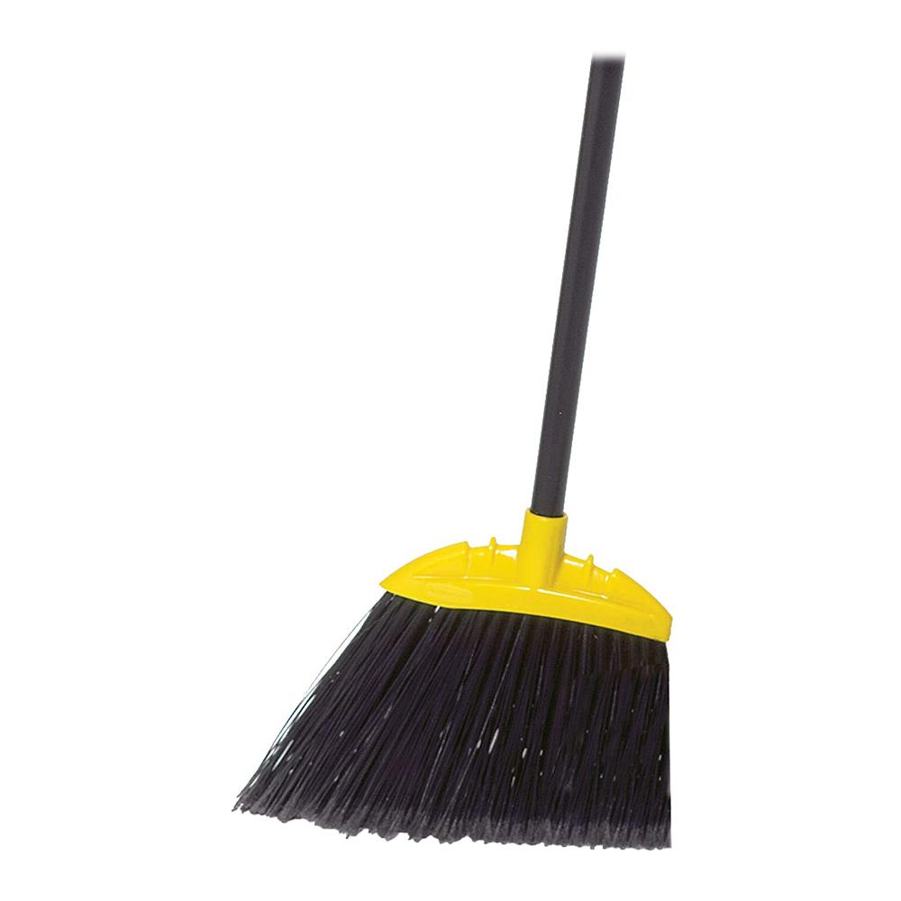 Broom Angled Jumbo Black Metal Handle