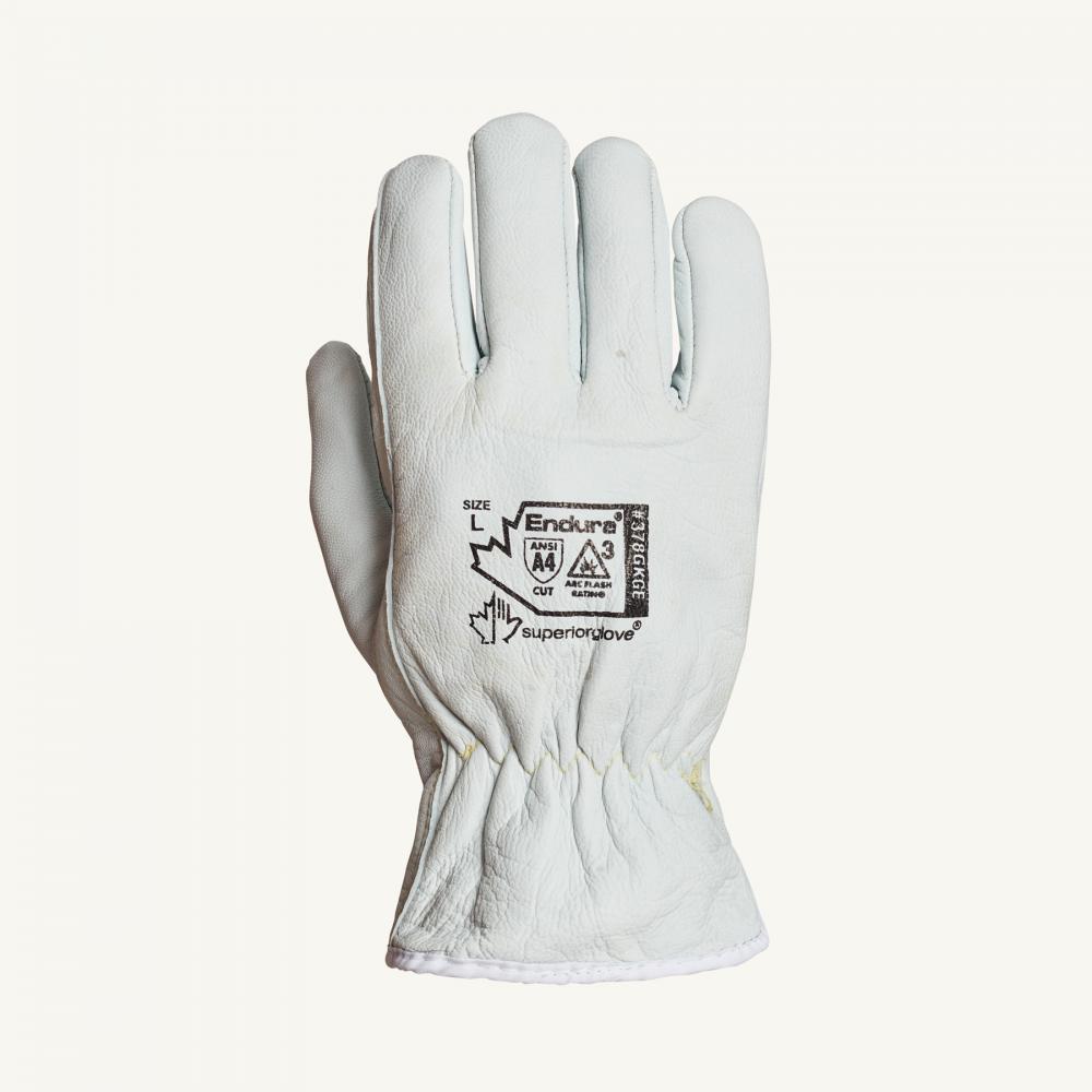 Glove Drivers Goatskin Grain Endura CLA4 Sz: L