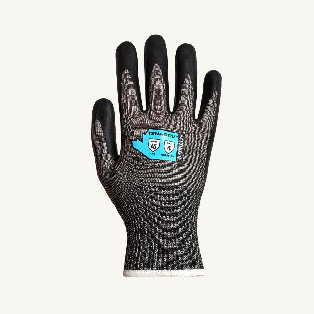 Glove Synthetic Knit 13 Gauge w/ Foam Nitrile Palm CLA3 Sz: 9(L)