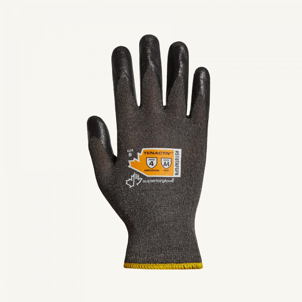 Glove Ultra Fine 18-Gauge, CLA4 Foam Nitrile Palm  Sz: 9/L