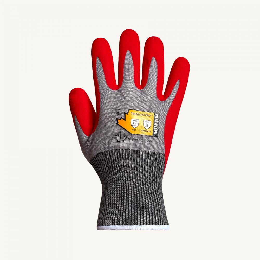 Glove Knit Winter Foam Nitrile Palm 18 Ga CLA4 Sz: 9/L