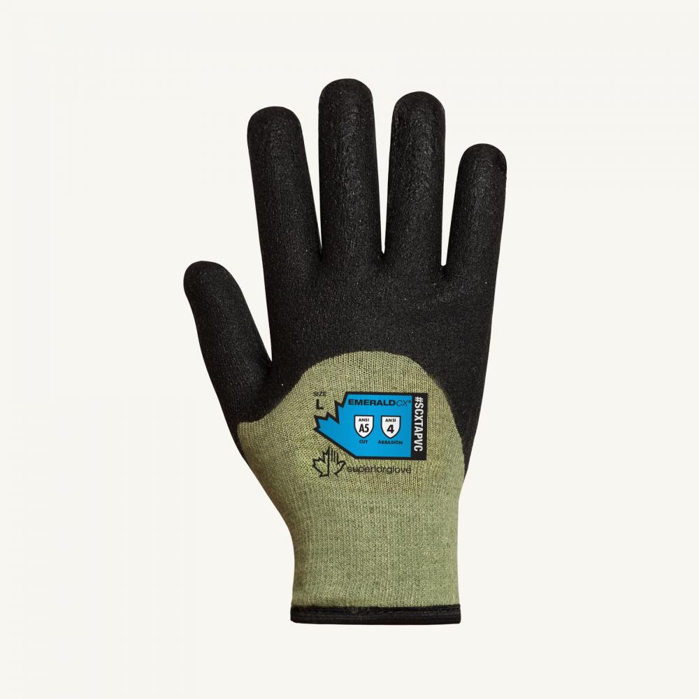 Glove Kevlar/Steel Winter Glove With PVC Palm CLA5 Sz: 2XL