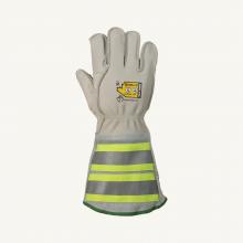 Superior Glove SPR365DLXTKG-XL - Glove Linesman Cowhide Thinsulate CLA4 W/ 6" Reflective Cuff Sz: XL