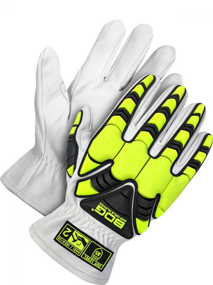 Glove Drivers Goatskin Grain Kevlar Stitched W/ TPR CLA5 Sz: XL