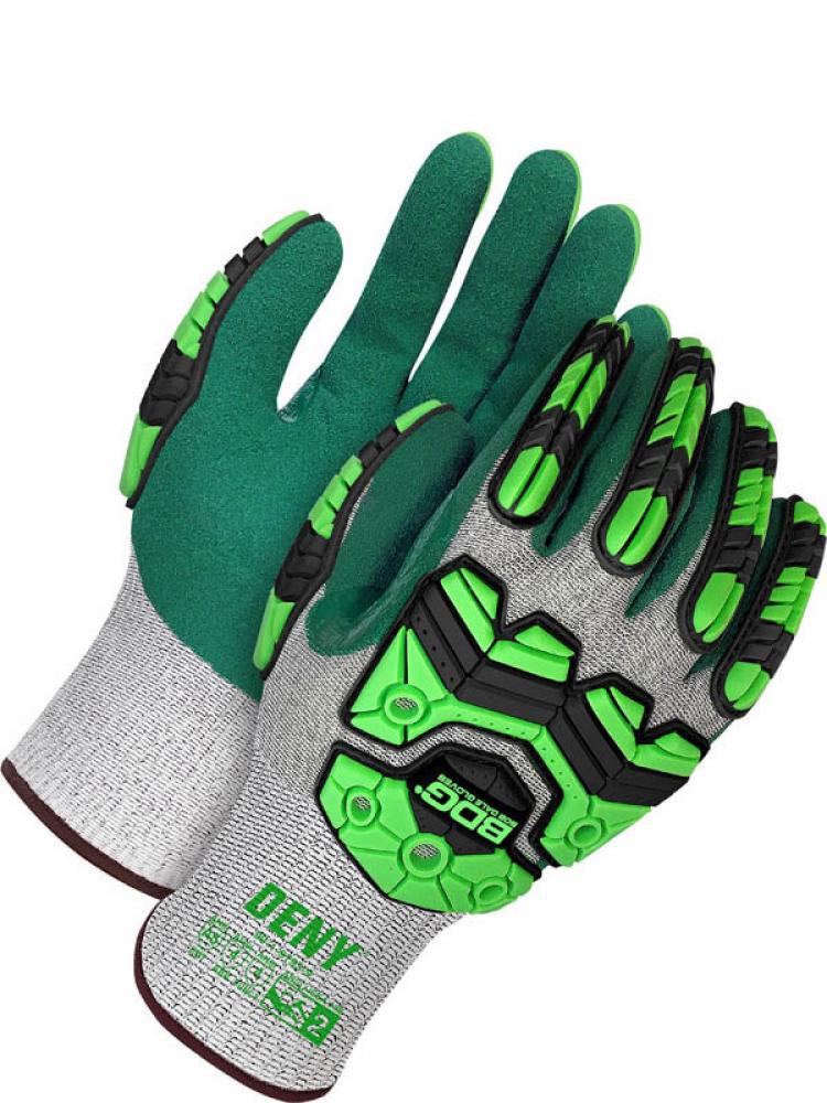 Gloves HPPE 13Gauge w/ TPR & Nitrile Coated Palm Liquid Resistant CLA6  Sz:9(L)