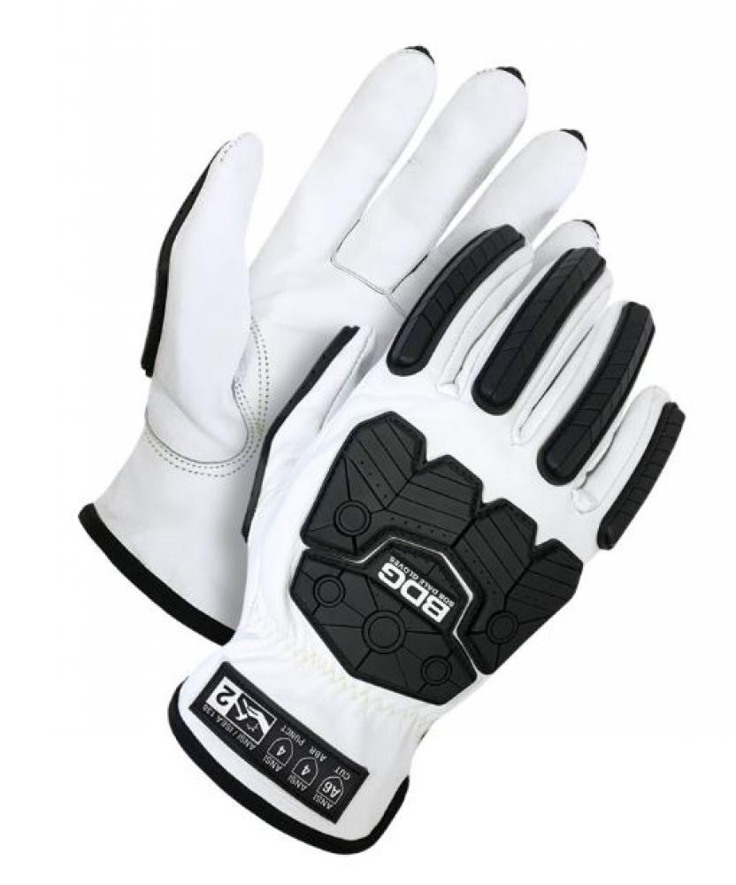 Drivers Glove Goatskin Grain with TPR CLA6 SZ: 2XL