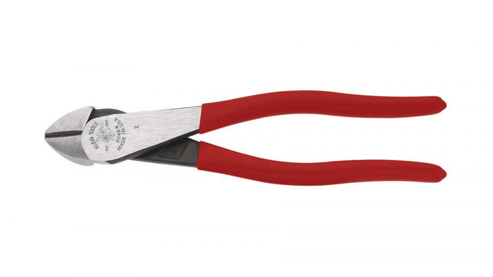 Diagonal Cutting Pliers, Angled Head, Short Jaw, 8-Inch