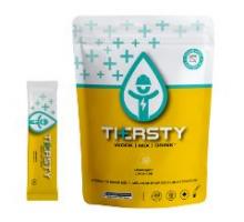 Thersty Hydration Products THEBAG1040-LEM - Hydration Powder Sticks, Lemonade, Sugar Free, Single Serve  Pk/40