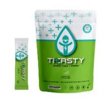 Thersty Hydration Products THEBAG1040-LLM - Hydration Powder Sticks, Lemon Lime, Sugar Free, Single Serve  Pk/40