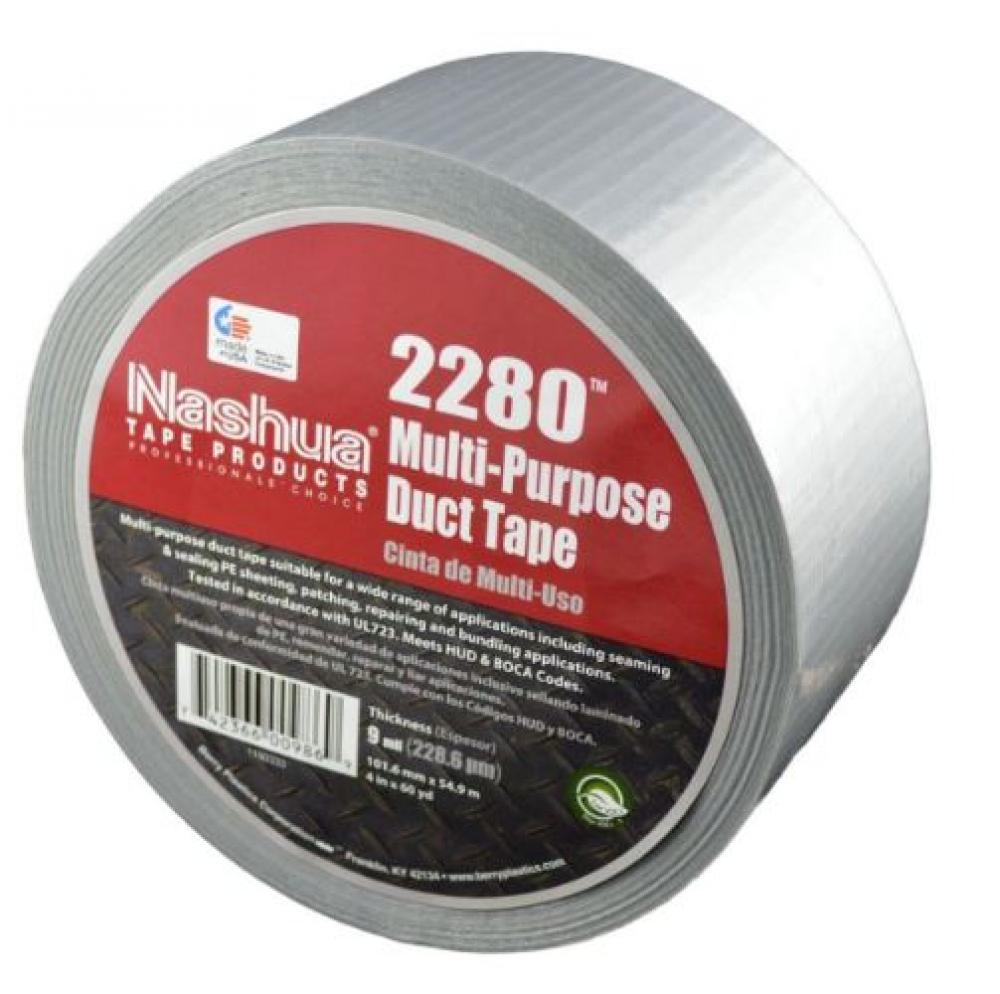 Tape Duct  1&#34; X 60yd (24mm X 55m) Silver,  9mil, Polyethylene Coated