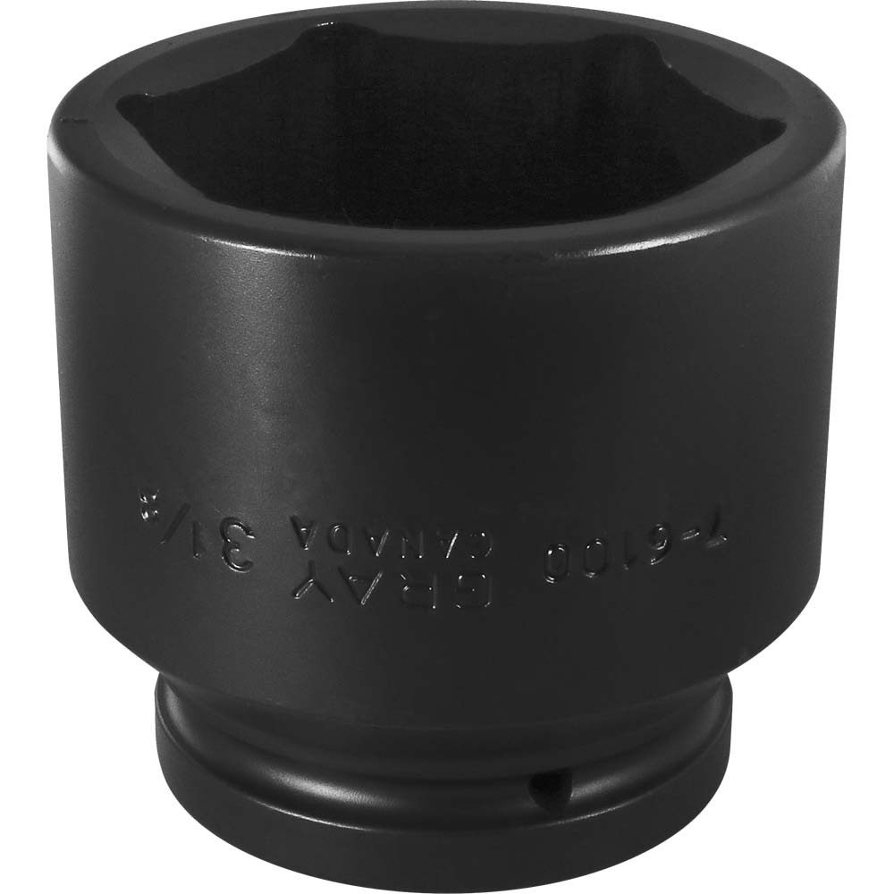 Impact Socket 1&#34;Dr X 3-1/8&#34; Standard 6Pt