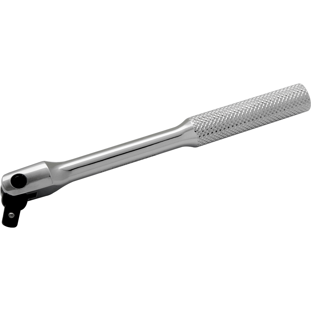 1/4&#34; Drive Flex Handle, Chrome Finish, 6&#34; Long