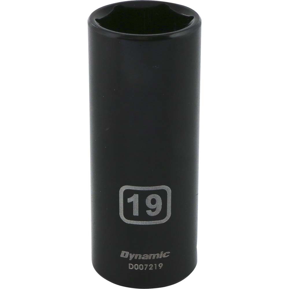 3/8&#34; Drive 6 Point Metric, 19mm Deep Length, Impact Socket