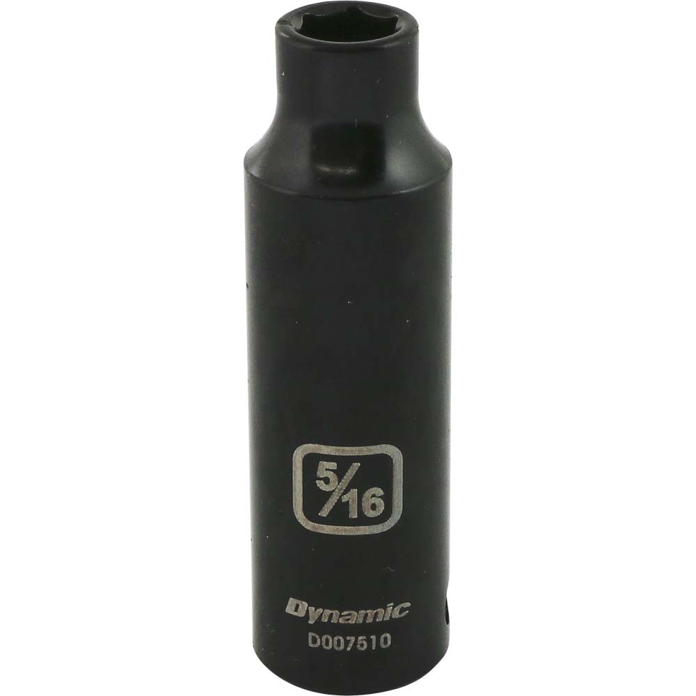 3/8&#34; Drive 6 Point SAE, 5/16&#34; Deep Length, Impact Socket