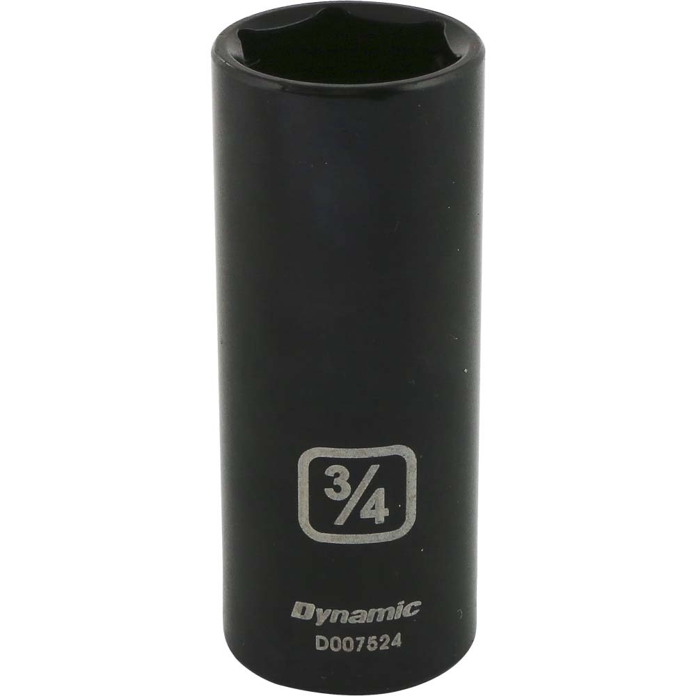 3/8&#34; Drive 6 Point SAE, 3/4&#34; Deep Length, Impact Socket