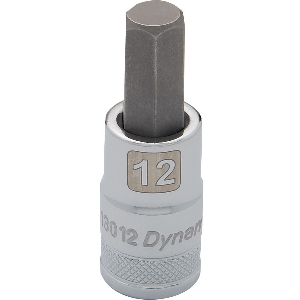 1/2&#34; Drive Metric Hex Head, 6mm Bit Standard Length, Chrome Finish Socket