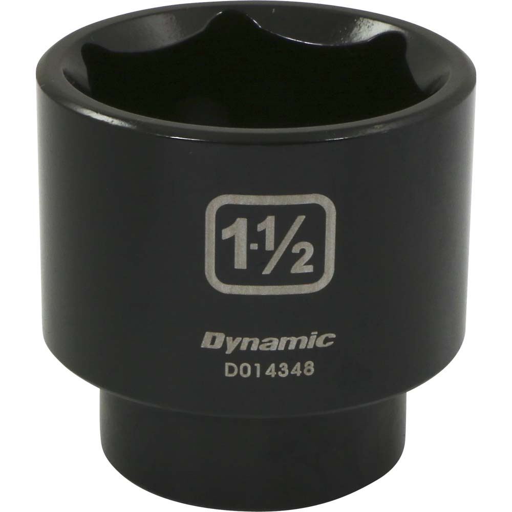 1/2&#34; Drive 6 Point SAE, 1-1/2&#34; Standard Length, Impact Socket