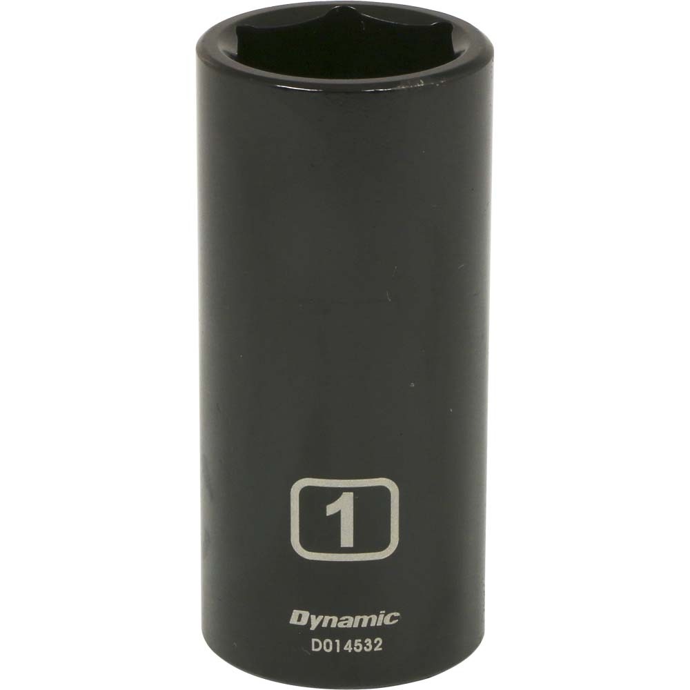 1/2&#34; Drive 6 Point SAE, 1&#34; Deep Length, Impact Socket