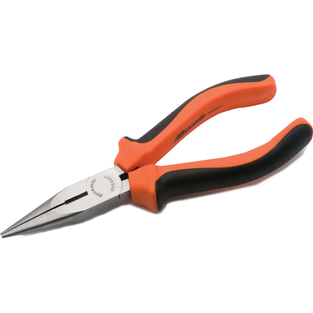 6&#34; Long Nose Pliers, Comfort Grip Handle