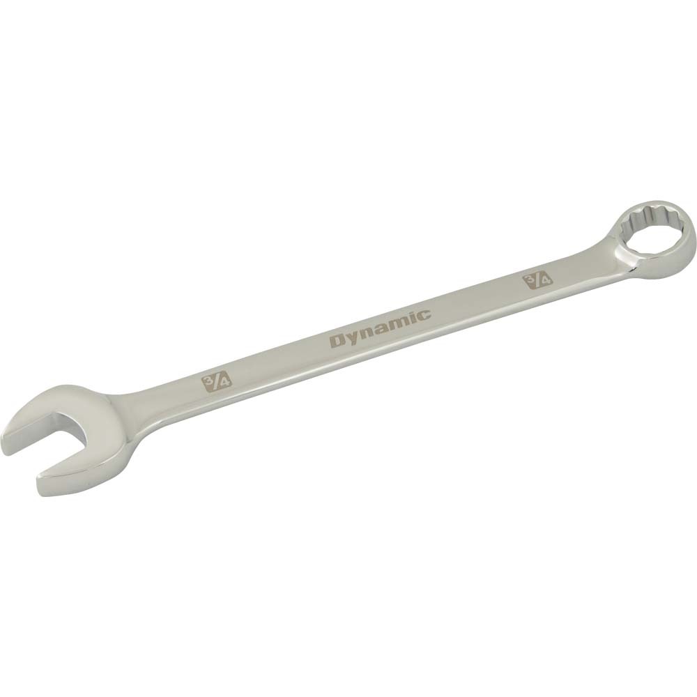 3/4&#34; 12 Point Combination Wrench, Mirror Chrome Finish