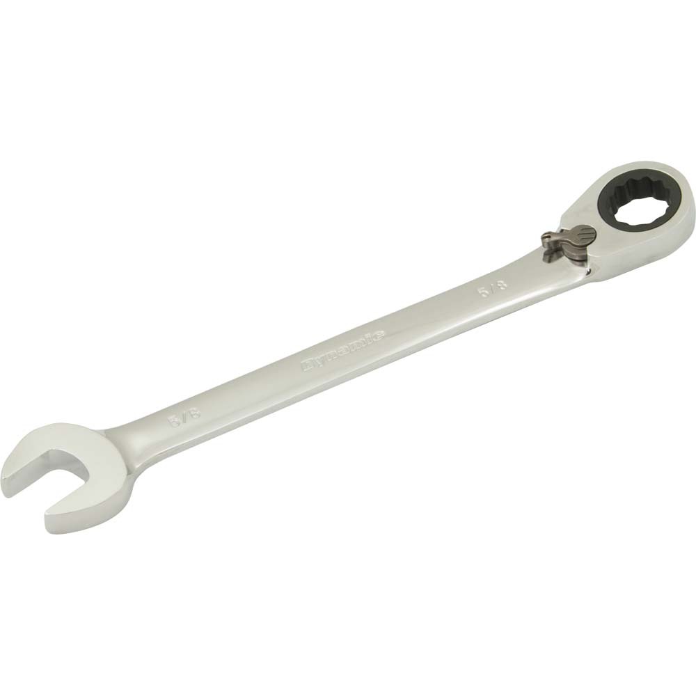 5/8&#34; Reversible Combination Ratcheting Wrench