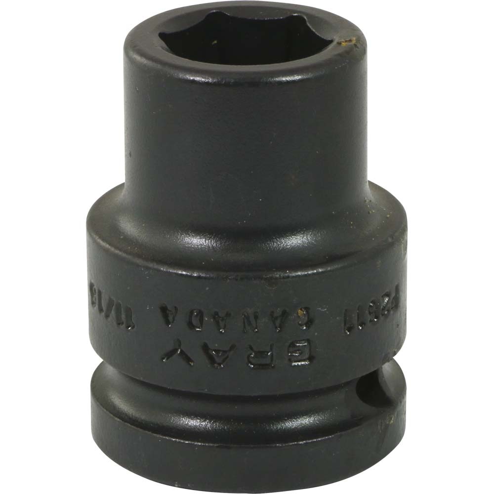 Impact Socket 3/4&#34;Dr x 11/16&#34; Standard 6Pt