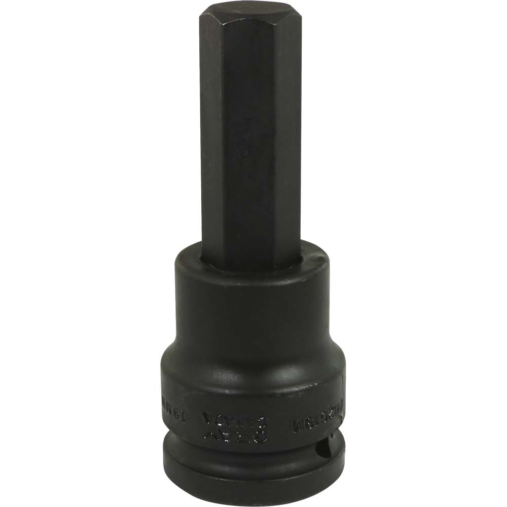 Impact Hex Head Socket 3/4&#34;Dr x 19MM