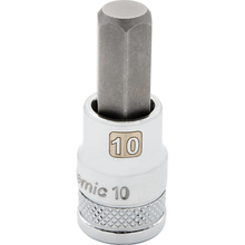 Gray Tools D006010 - 3/8" Drive Metric Hex Head, 10mm Bit Standard Length, Chrome Finish Socket