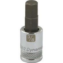 Gray Tools D006062 - 3/8" Drive SAE Hex Head, 3/8" Bit Standard Length, Chrome Finish Socket