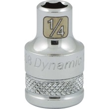 Gray Tools D008308 - 3/8" Drive 6 Point SAE, 1/4" Standard Length, Chrome Finish Socket