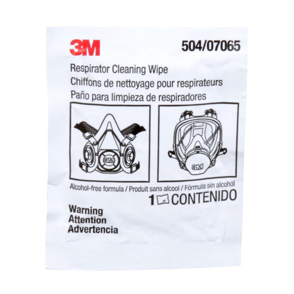 3M™ Respirator Cleaning Wipe, 504, alcohol-free, 1/pack