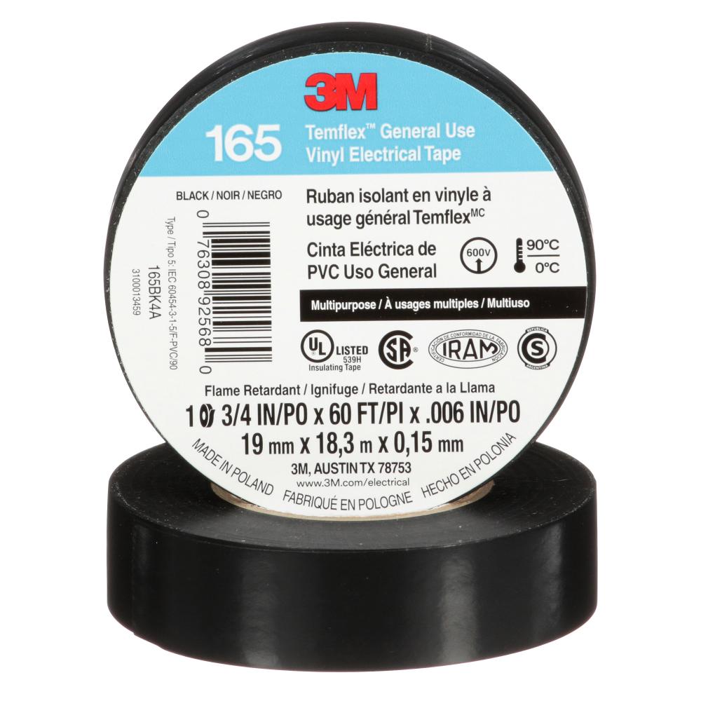 3M™ Temflex™ General Use Vinyl Electrical Tape 165