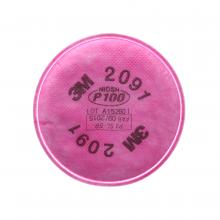 3M 7000051991 - Respirator Particulate Filter, 2091, P100