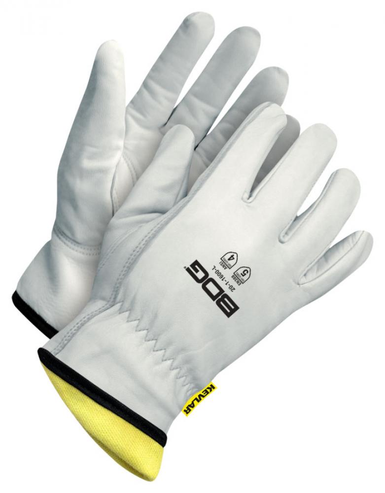 Glove Drivers Goatskin Grain Kevlar Lined CLA4 Sz: XS