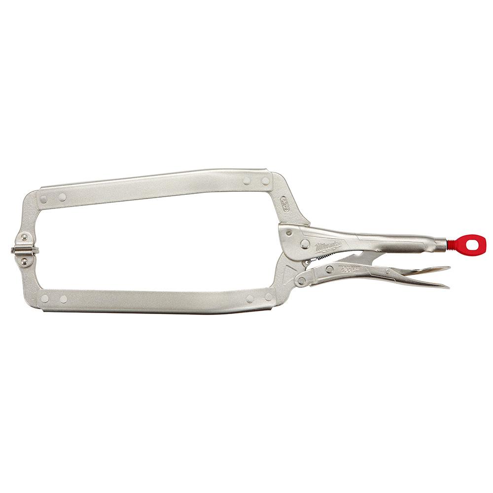 Pliers Locking C-Clamp 18&#34; W/ Swivel Pad (18SP)