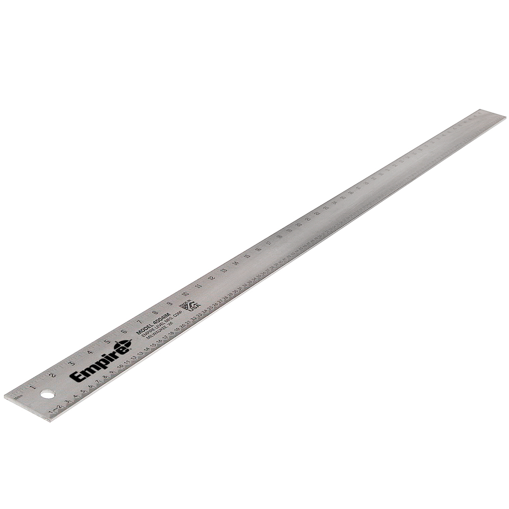 Straight Edge 48&#34; X 2&#34; Wide Aluminum Imperial / Metric