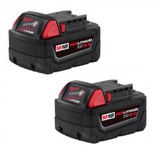 Milwaukee 48-11-1852 - M18™ REDLITHIUM™ XC 5.0Ah Extended Capacity Battery Pack (2 PACK)