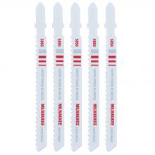 Milwaukee 48-42-5850 - Jig Saw Blade Bi-Metal, 4" X 8TPI T-Shank (5/Pk)