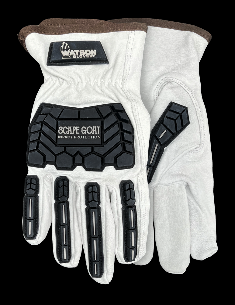 Drivers Glove &#39;Scape Goat&#39; Goatskin Leather w/ TPR Sz: XL